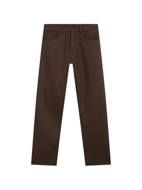 Prada pantalones rectos con cinco bolsillos