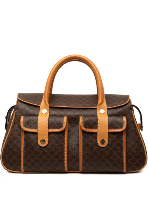 Celine Pre-Owned bolsa de mano Macadam Coated Canvas 2000