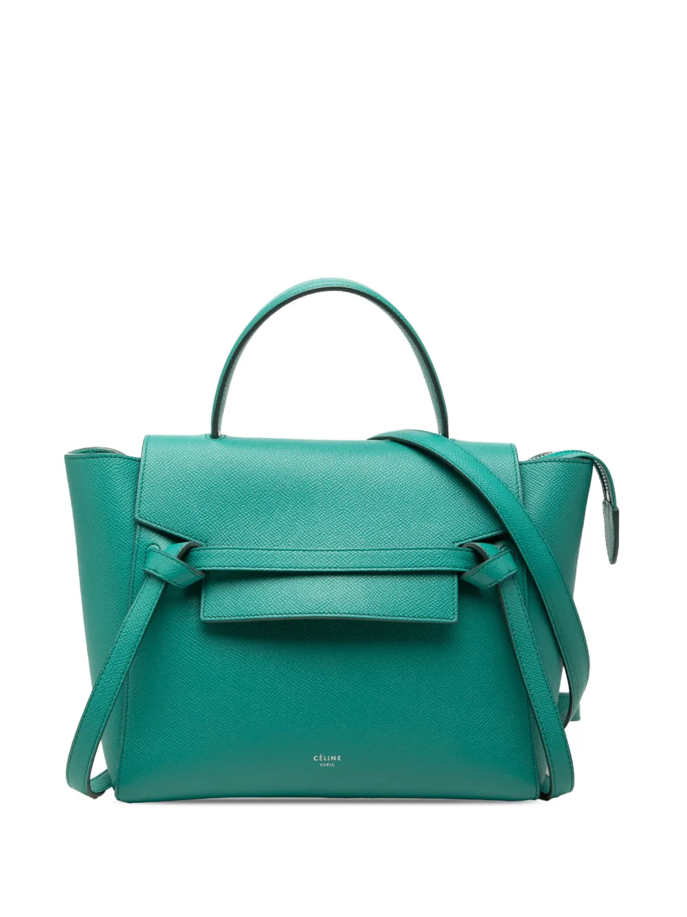 Celine Pre-Owned 2016 Micro Grained Calfskin Belt Bag satchel - Green