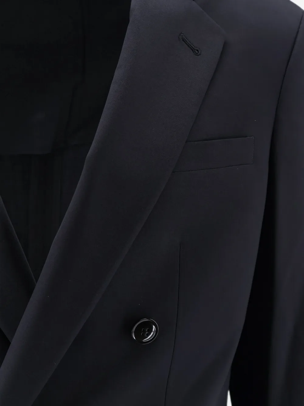 Giorgio Armani Pak met dubbele rij knopen Blauw