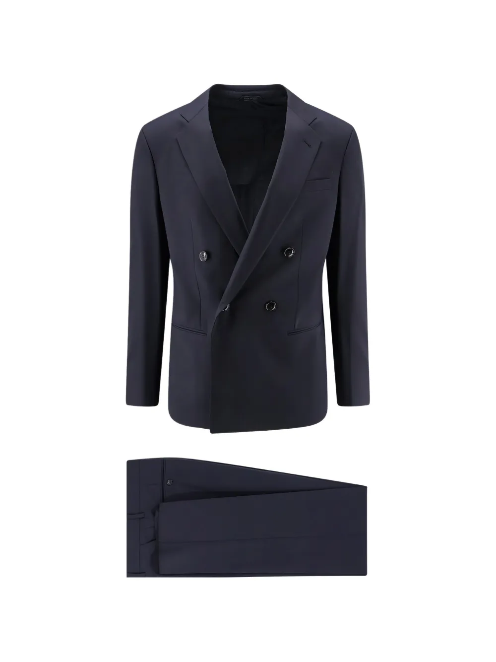 Giorgio Armani double-breasted suit - Blau