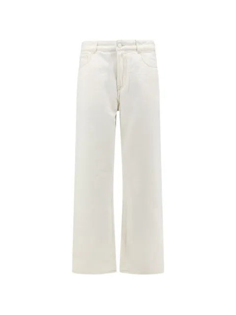 AMI Paris logo-patch straight-leg jeans