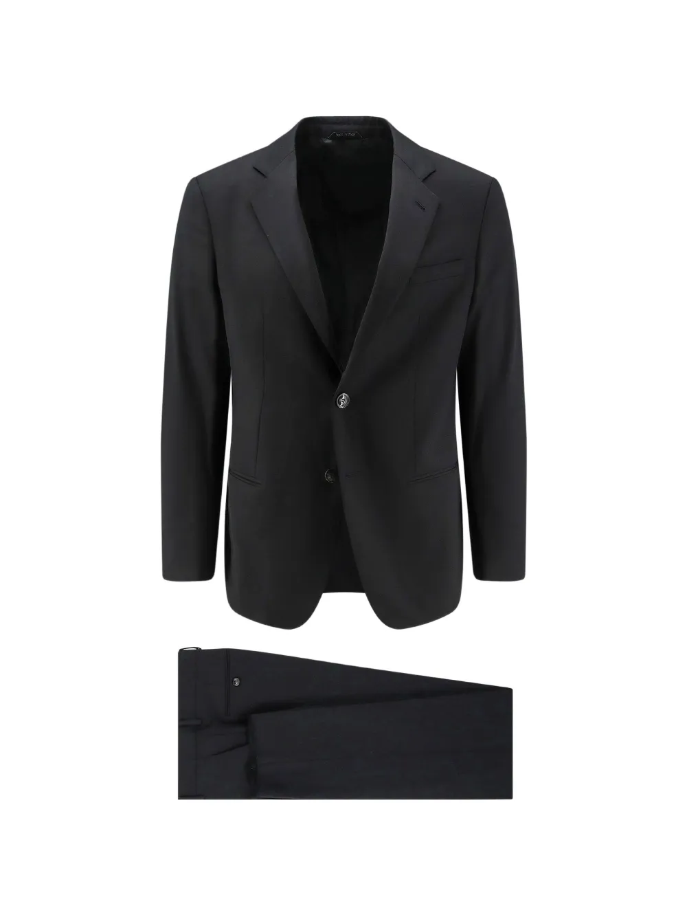 Giorgio Armani single-breasted suit - Nero