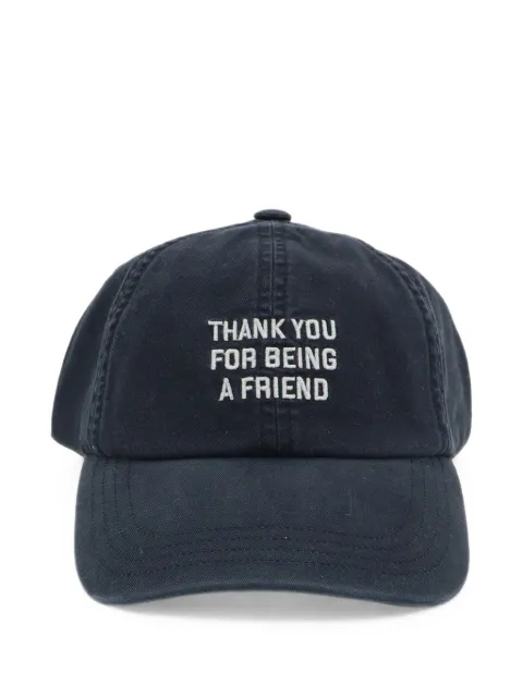 AMI Paris slogan-embroidered Ami de Coeur baseball cap