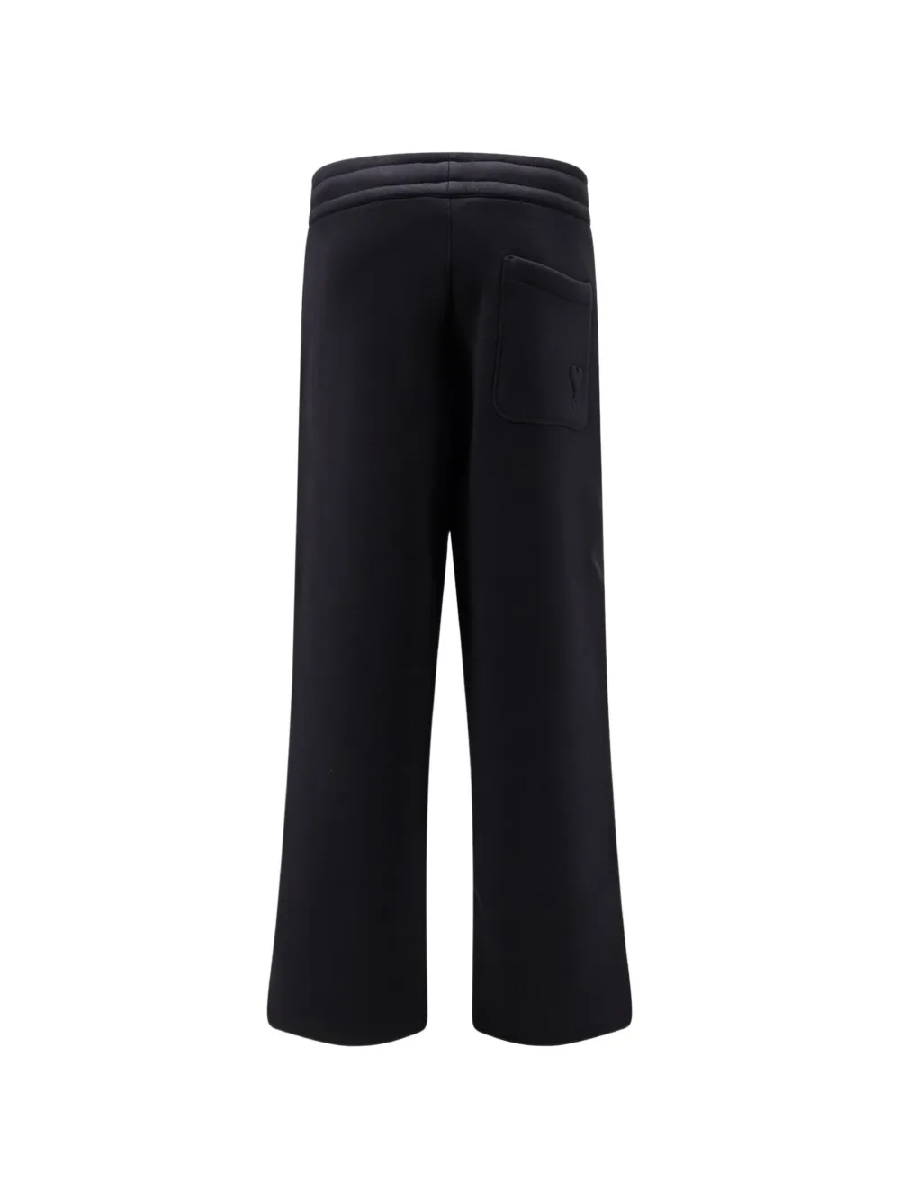 AMI Paris Ami de Coeur trainingsbroek met wijde pijpen Zwart