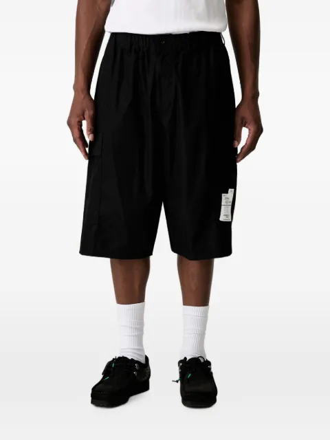 Neighborhood logo-patch cargo shorts