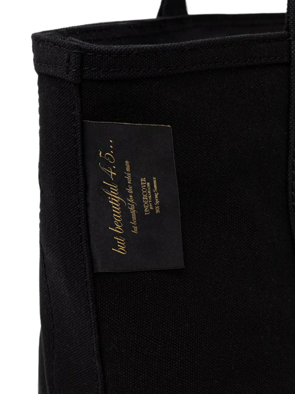 Undercover Shopper met logoprint Zwart
