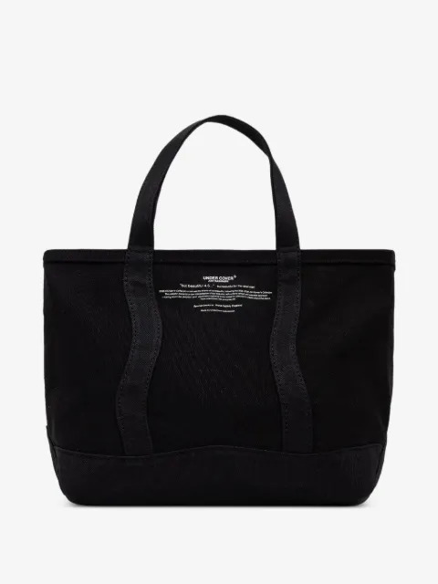 Undercover logo-print canvas tote bag