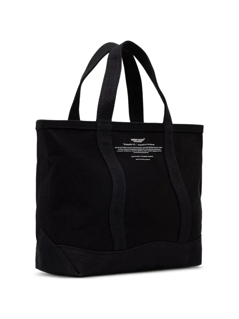 Undercover Shopper met logoprint Zwart
