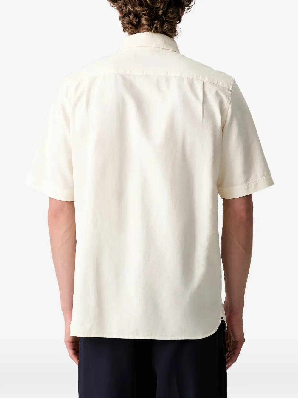 Fred Perry Oxford overhemd met korte mouwen Beige