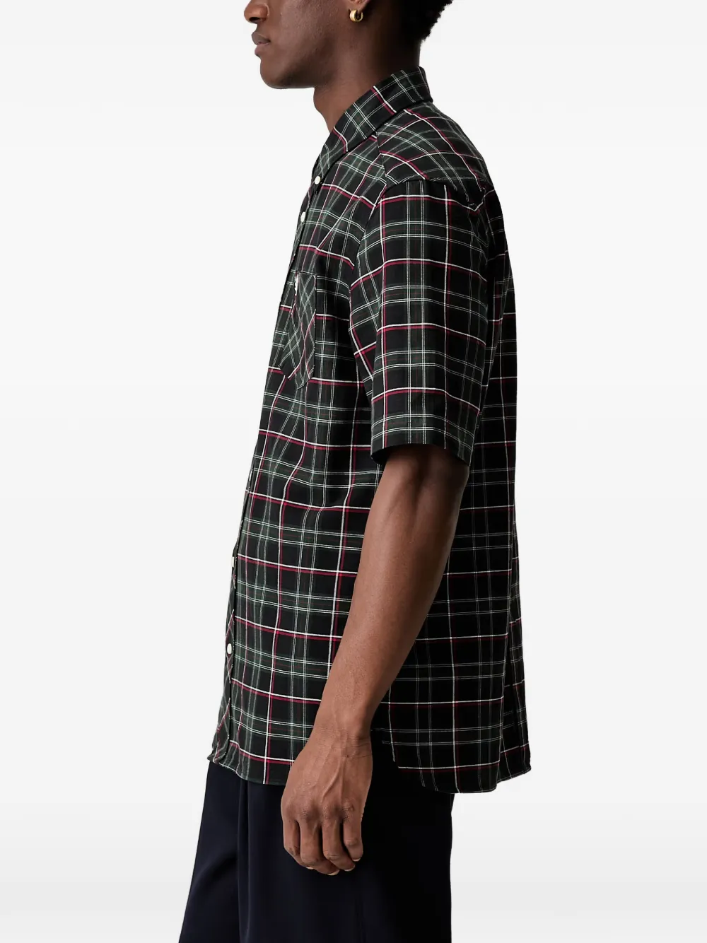 Fred Perry Button-down overhemd met tartan-patroon Blauw