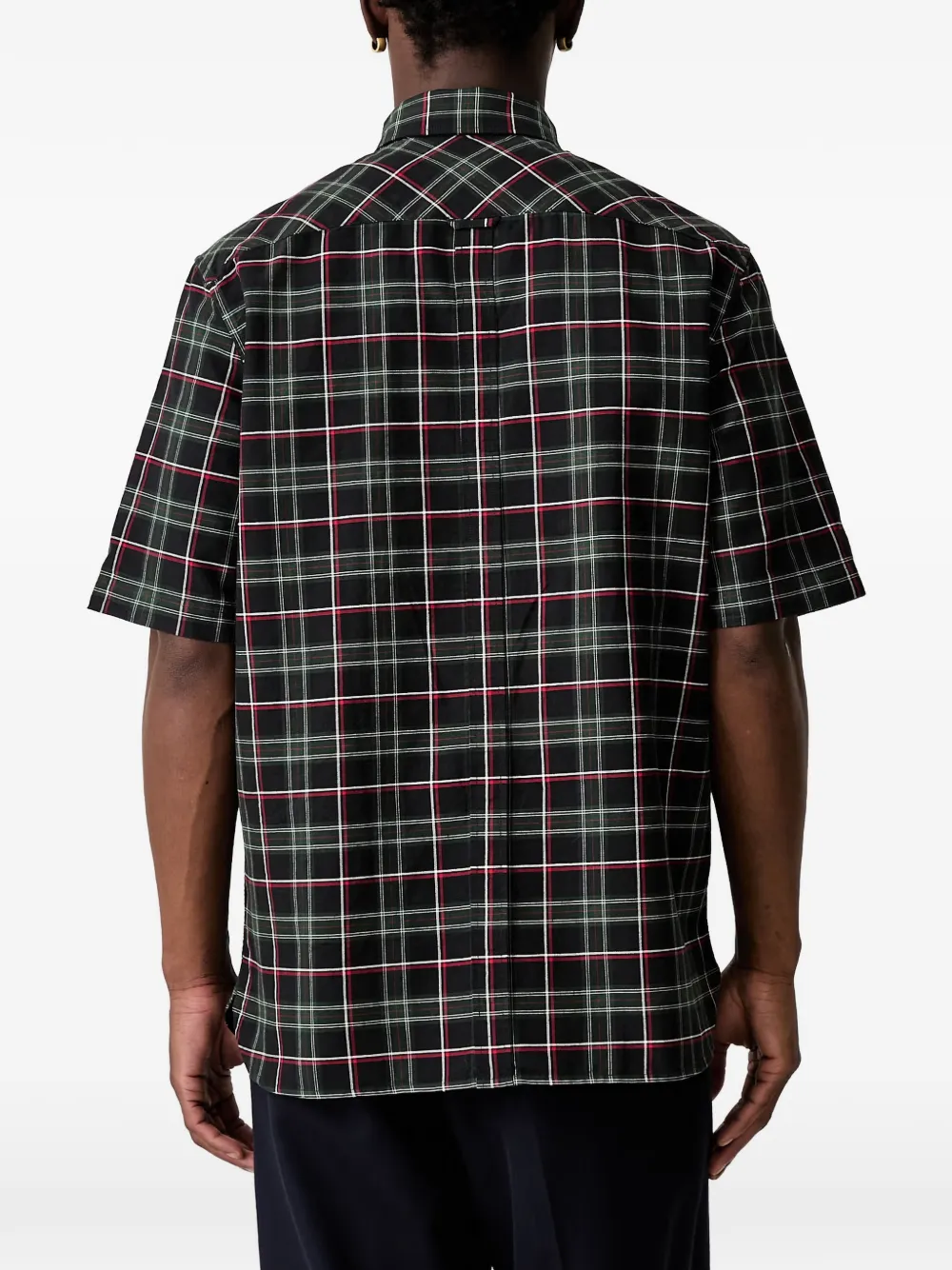 Fred Perry Button-down overhemd met tartan-patroon Blauw