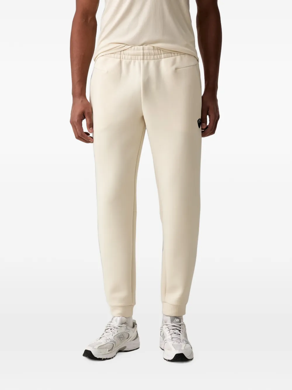 Ea7 Emporio Armani Trainingspak met logopatch Beige