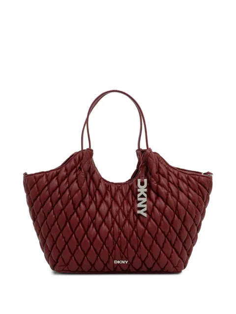 DKNY Paula quilted leather tote bag