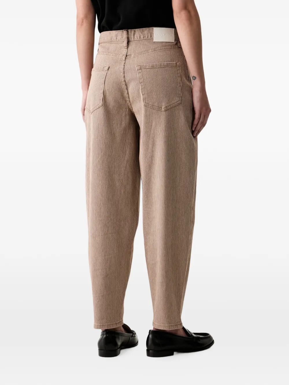DKNY Gestreepte jeans Beige