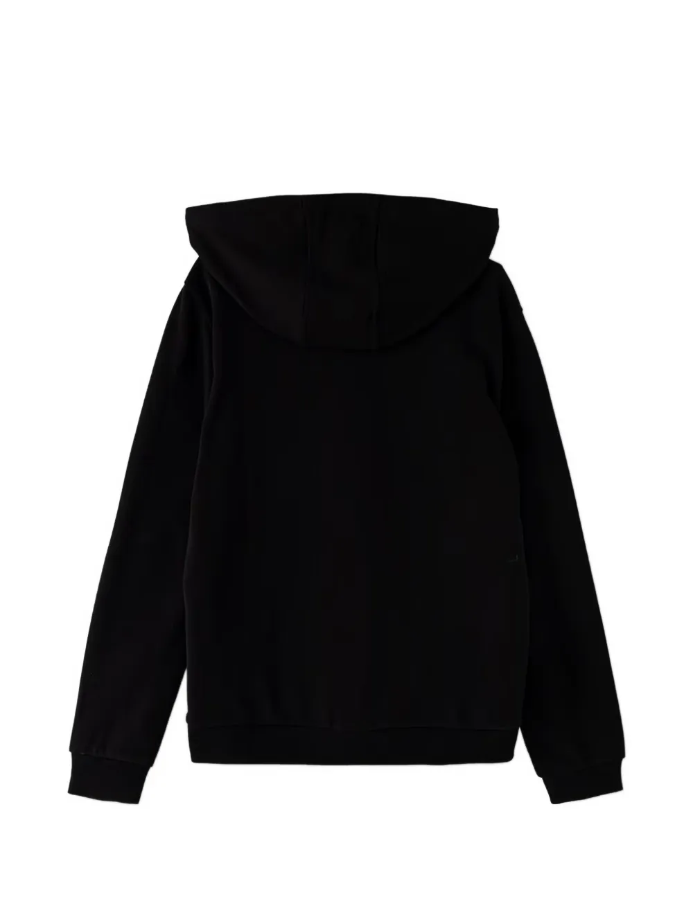 Ea7 Emporio Armani Hoodie met logoprint en rits Zwart