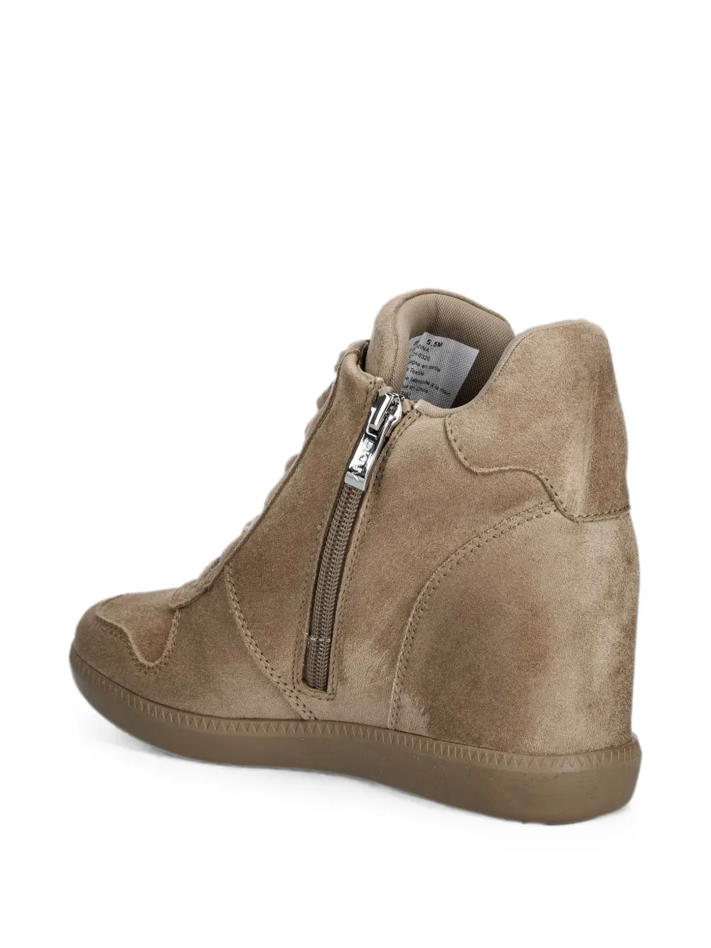 DKNY wedge-heel logo-print sneakers Bruin