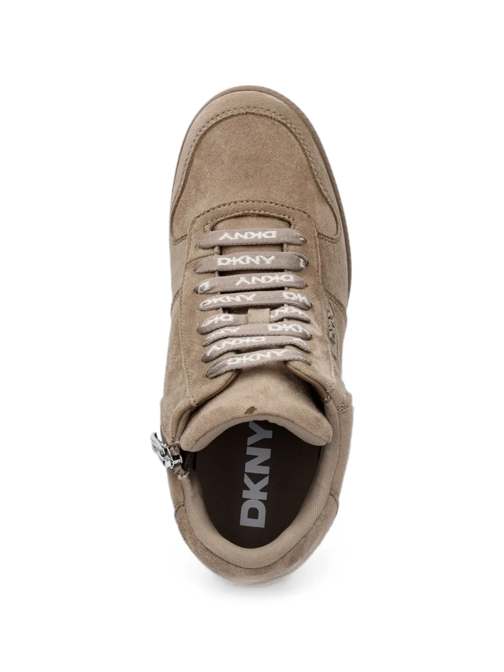DKNY wedge-heel logo-print sneakers Bruin