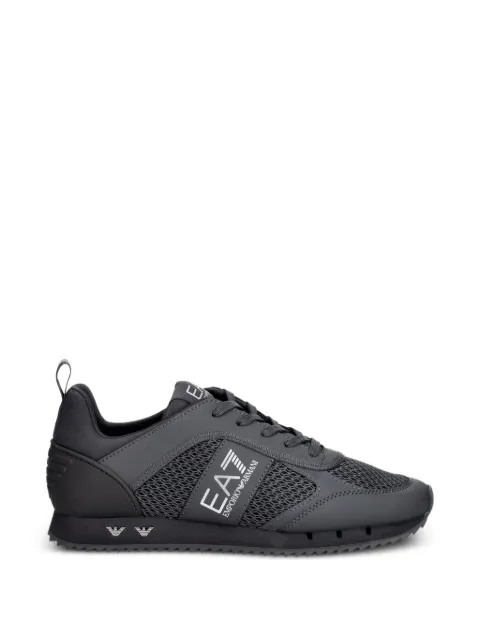 Ea7 Emporio Armani logo-print mesh sneakers