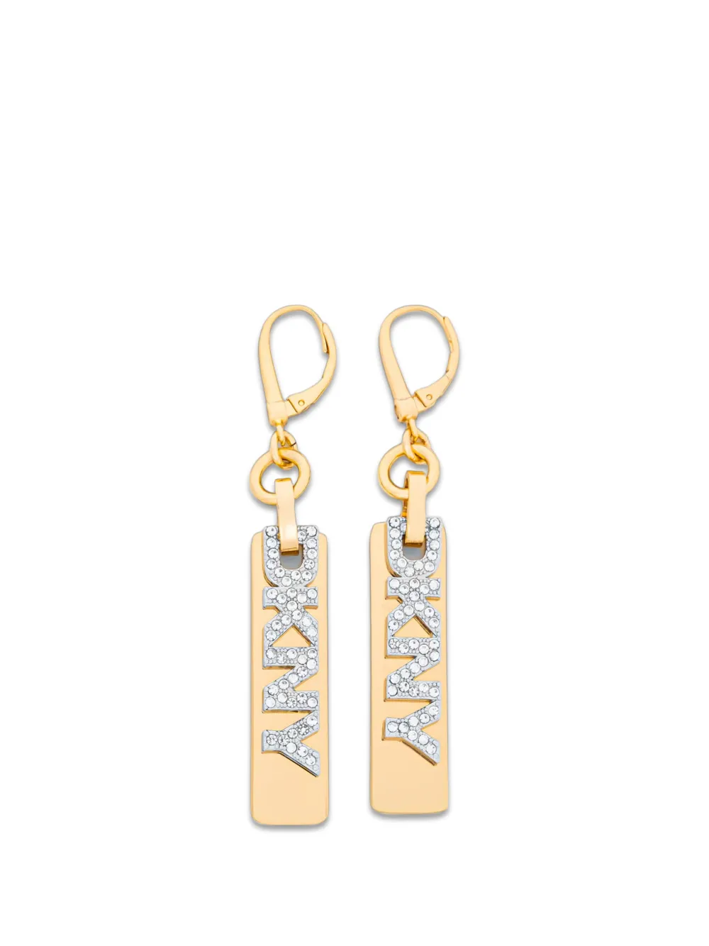 DKNY Paula Hängeohrringe mit Logo - Gold