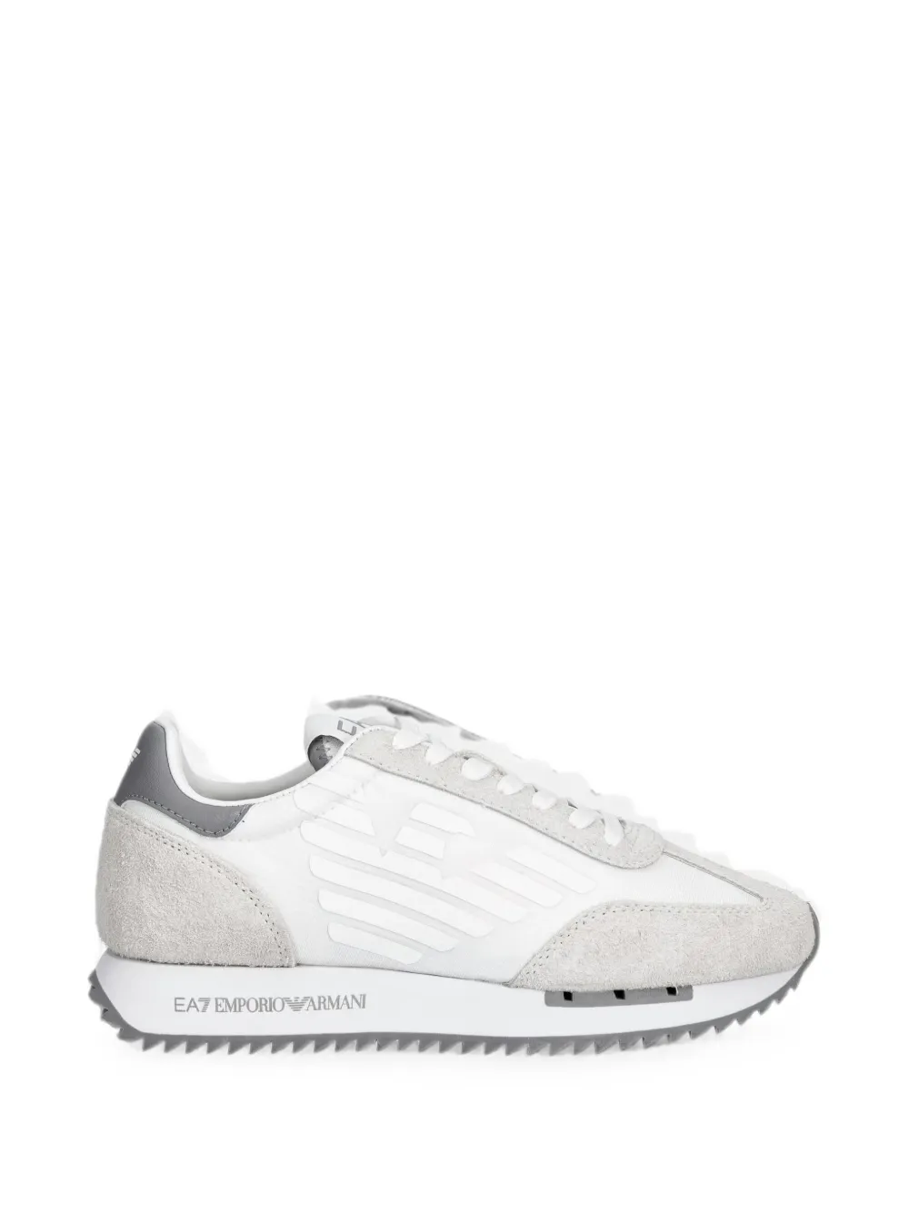 Ea7 Emporio Armani Sneakers con design a inserti - Bianco