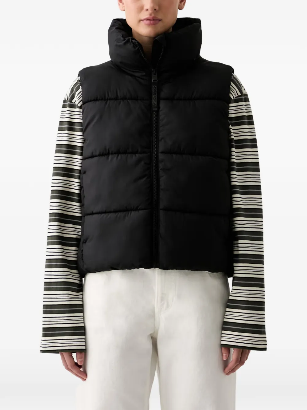 DKNY quilted gilet Zwart