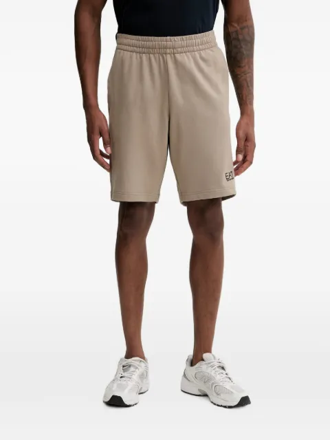 Ea7 Emporio Armani logo-print elasticated-waist shorts
