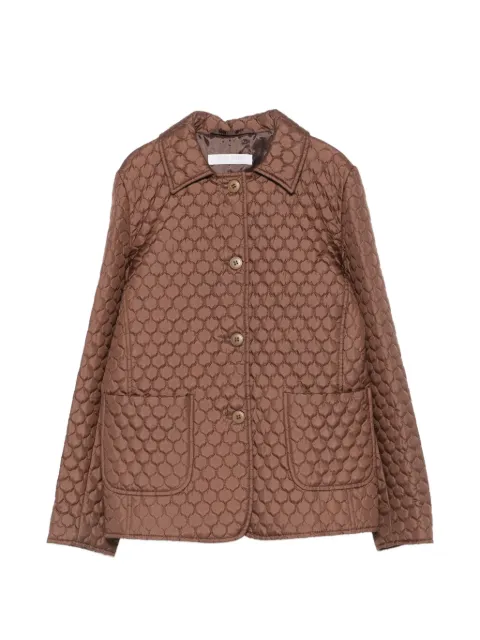 Miu Miu Pre-Owned 2000s quilted-design single-breasted coat