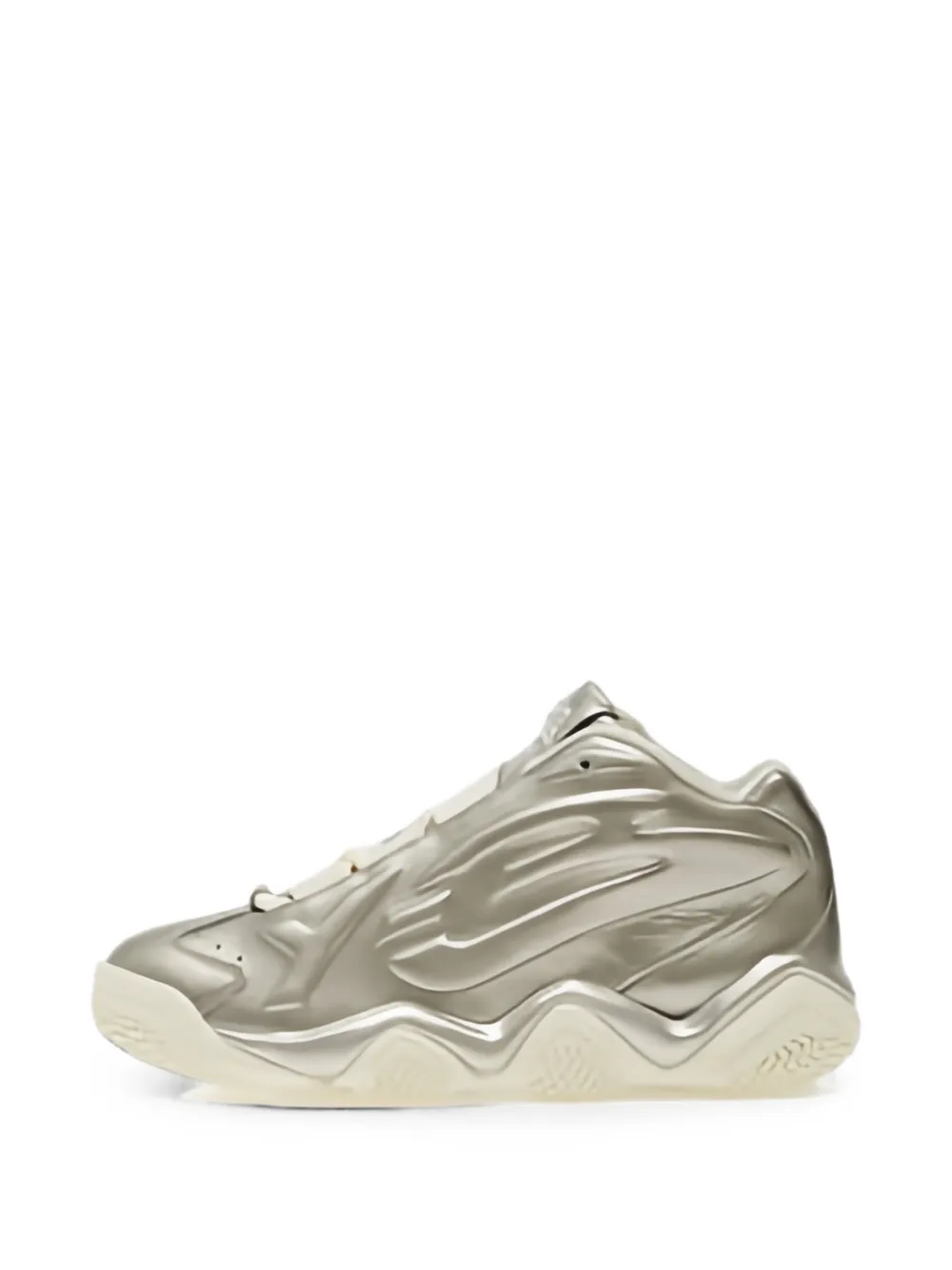 Y-3 Megaball high-top sneakers Zilver