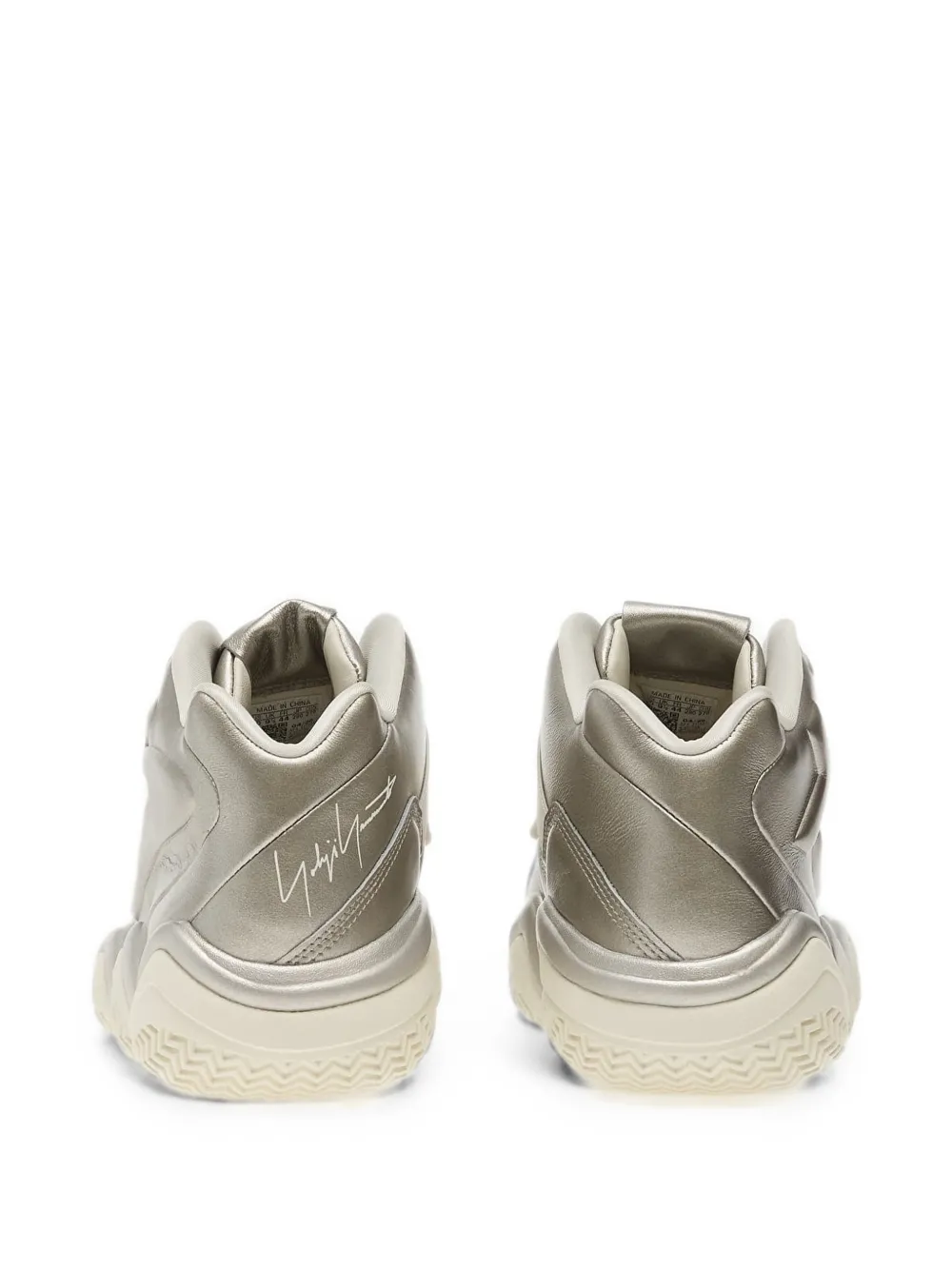 Y-3 Megaball high-top sneakers Zilver