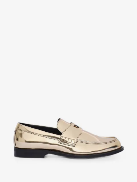 GCDS Wirdo mirrored-effect loafers