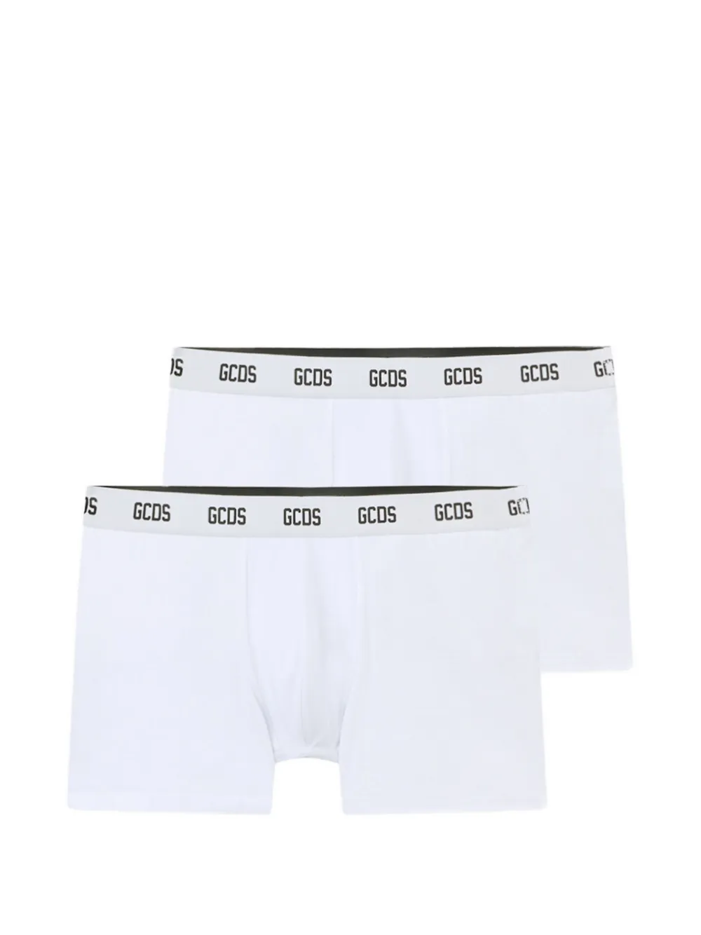 GCDS logo-waistband boxer briefs (set of two) - Weiß