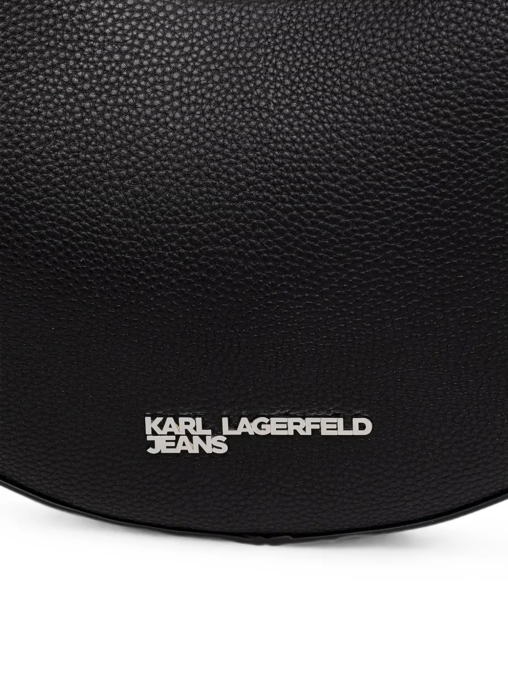Karl Lagerfeld Jeans Gewelfde shopper met textuur Zwart
