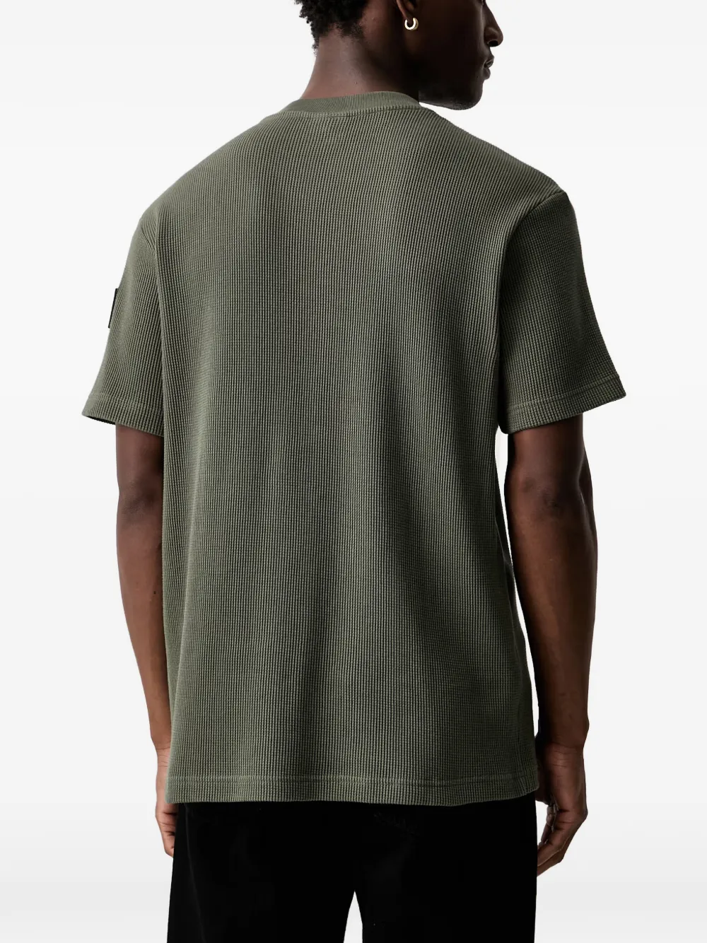 Karl Lagerfeld T-shirt met logopatch Groen