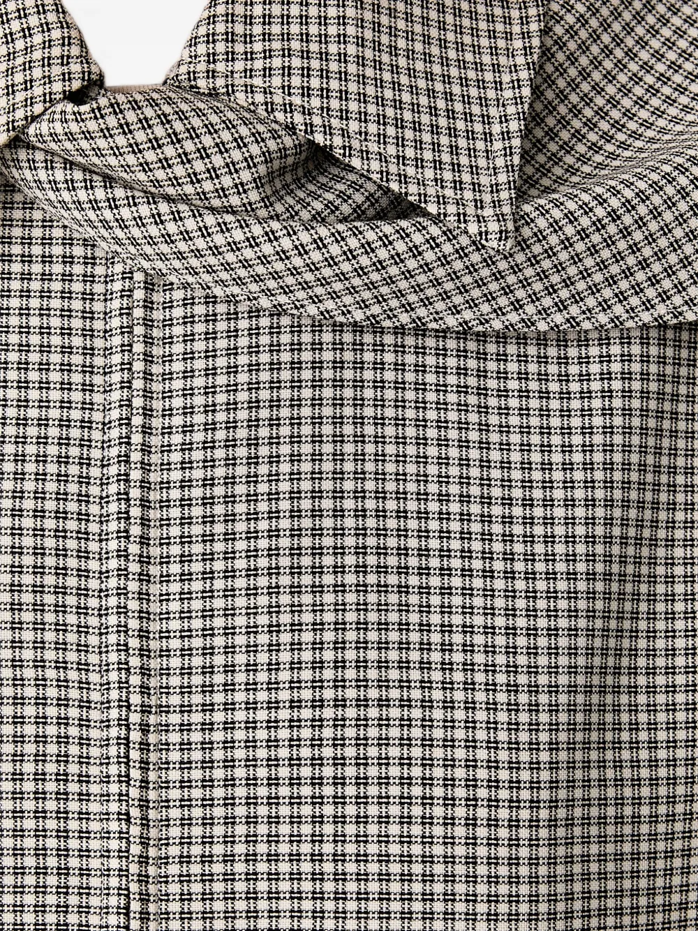 Rag & Bone Check-pattern Draped-panel Jacket In Gray