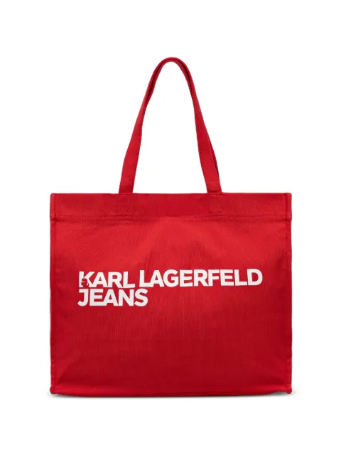 Karl Lagerfeld Jeans logo-print tote bag