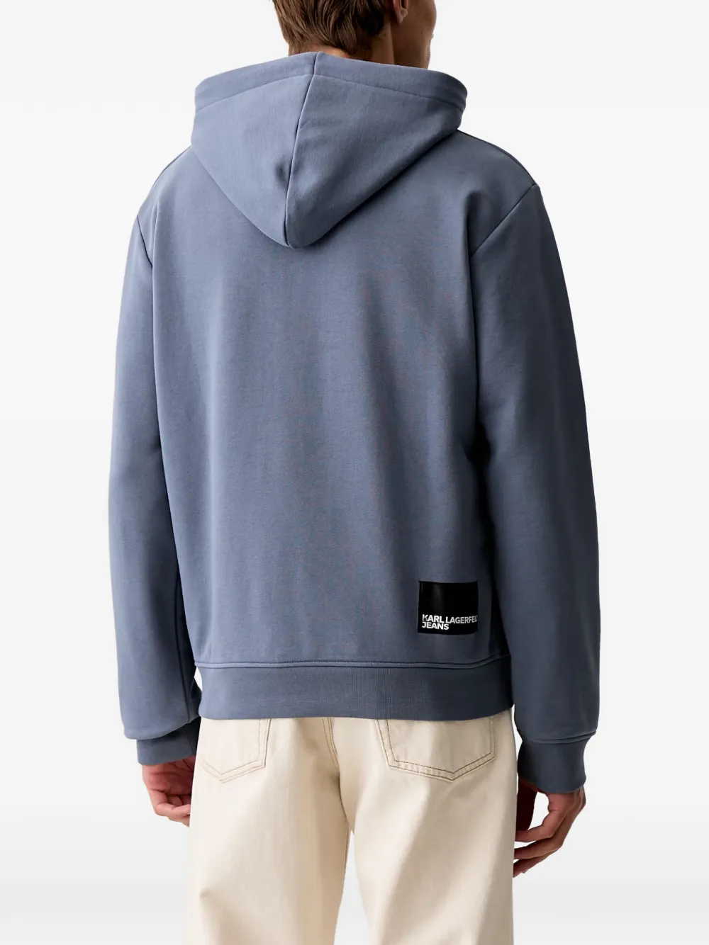 Karl Lagerfeld Jeans Hoodie met logoprint Blauw