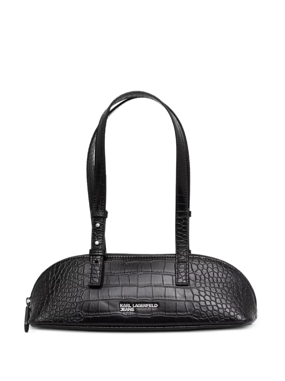 Karl Lagerfeld Jeans croc-effect east-west bag · OS