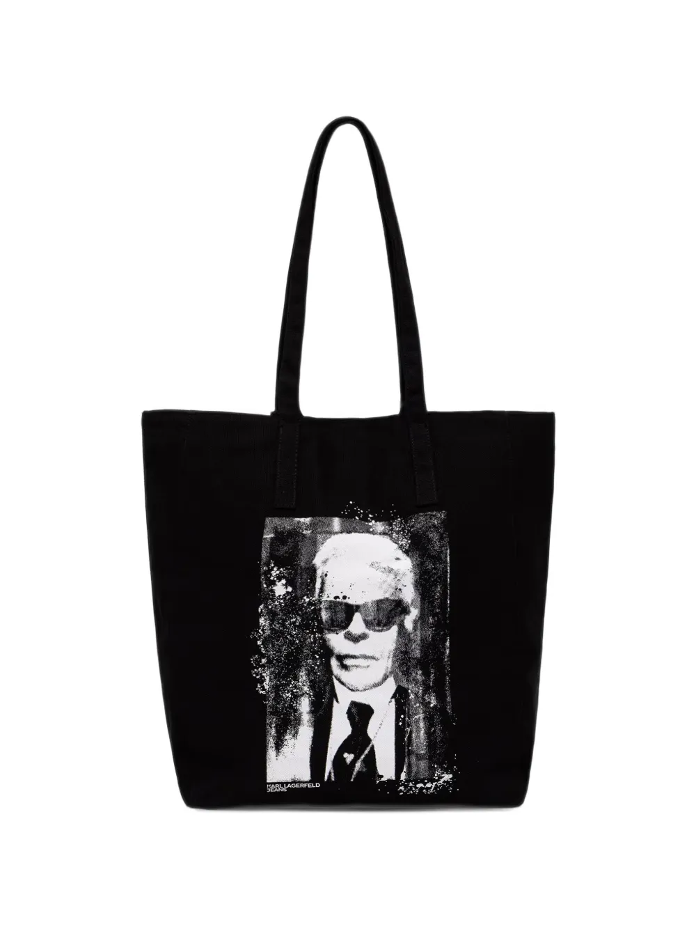 Karl Lagerfeld Jeans graphic-print tote bag Zwart