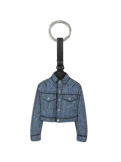 Karl Lagerfeld Jeans denim jacket keychain