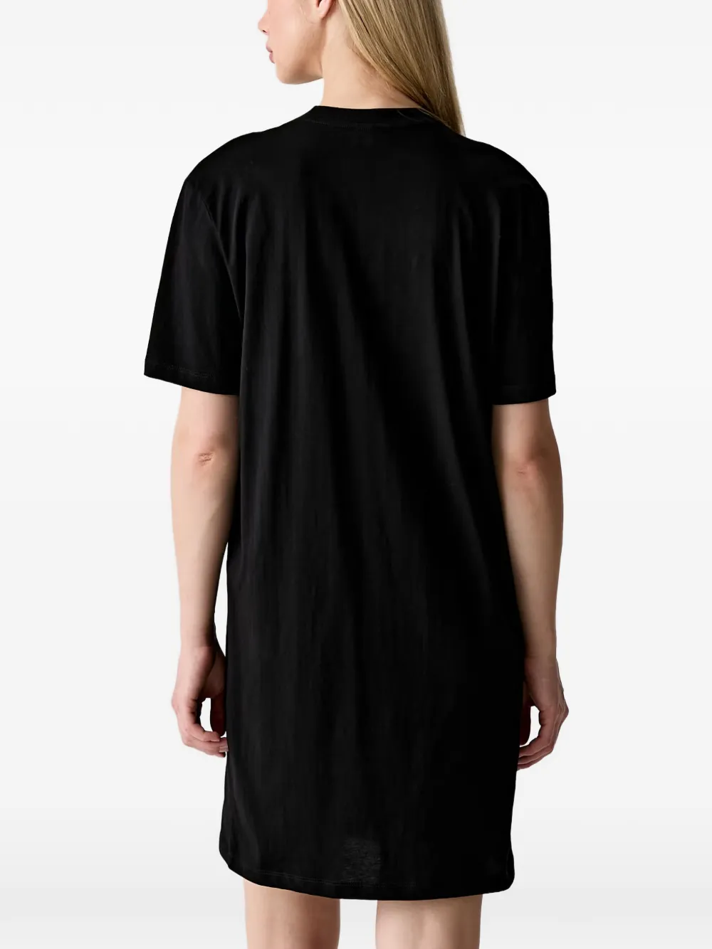 Karl Lagerfeld Jeans T-shirtjurk met tekst Zwart