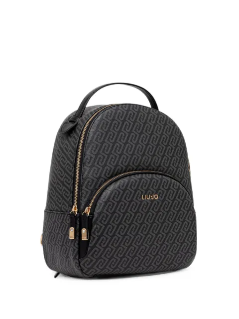LIU JO mochila con monograma estampado