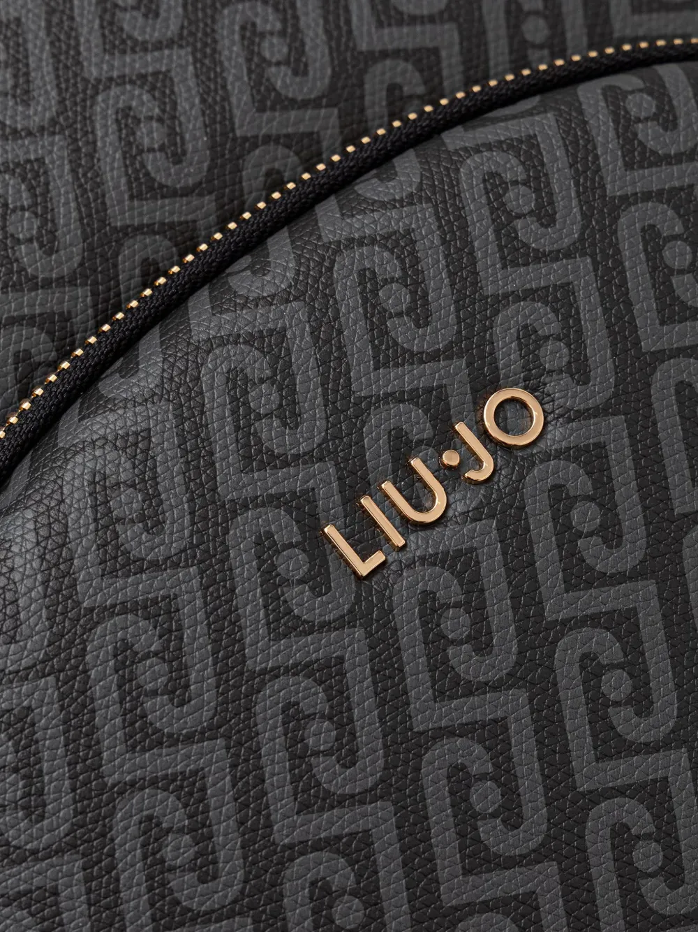 LIU JO Rugzak met monogramprint Zwart