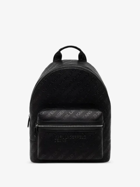 Karl Lagerfeld Jeans mochila con logo en relieve
