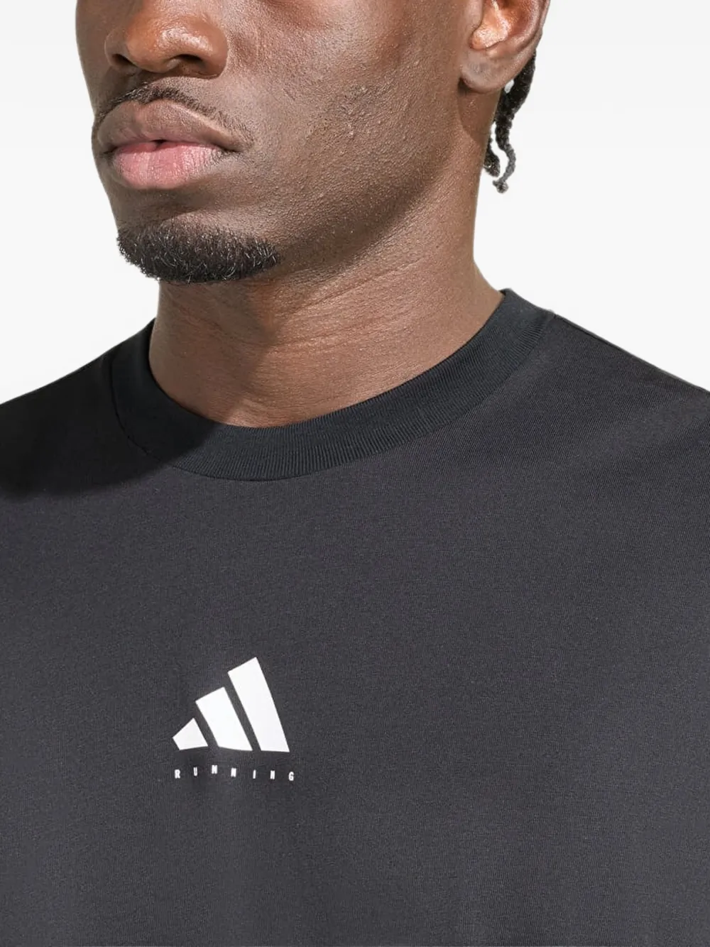 adidas Running Category T-shirt met grafische print Zwart