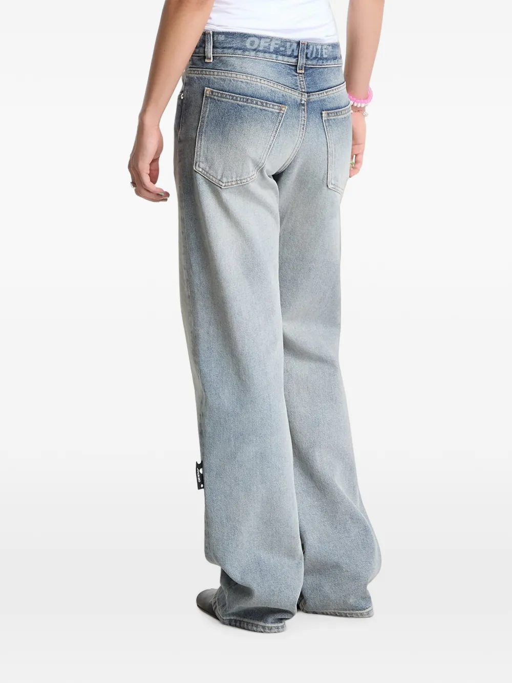 Off-White Indust Susy jeans Blauw