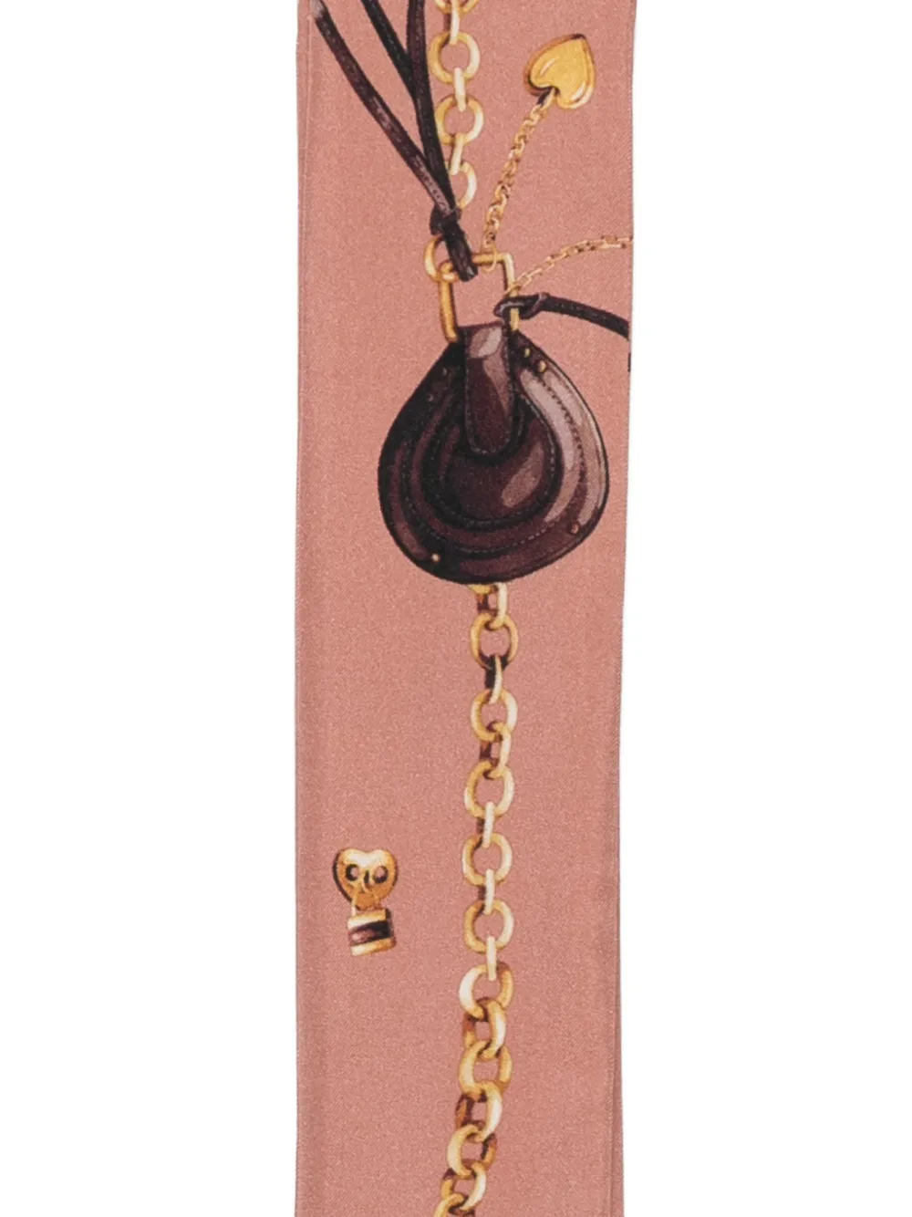 Chloé Sjaal met print Roze
