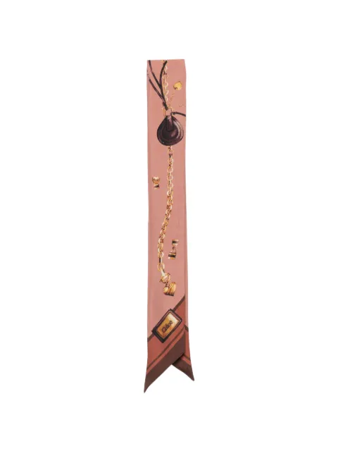 Chloé graphic-print silk scarf