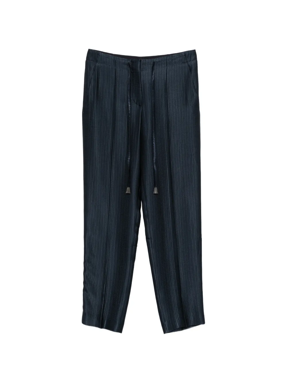 Giorgio Armani drawstring-fastening trousers - Blau