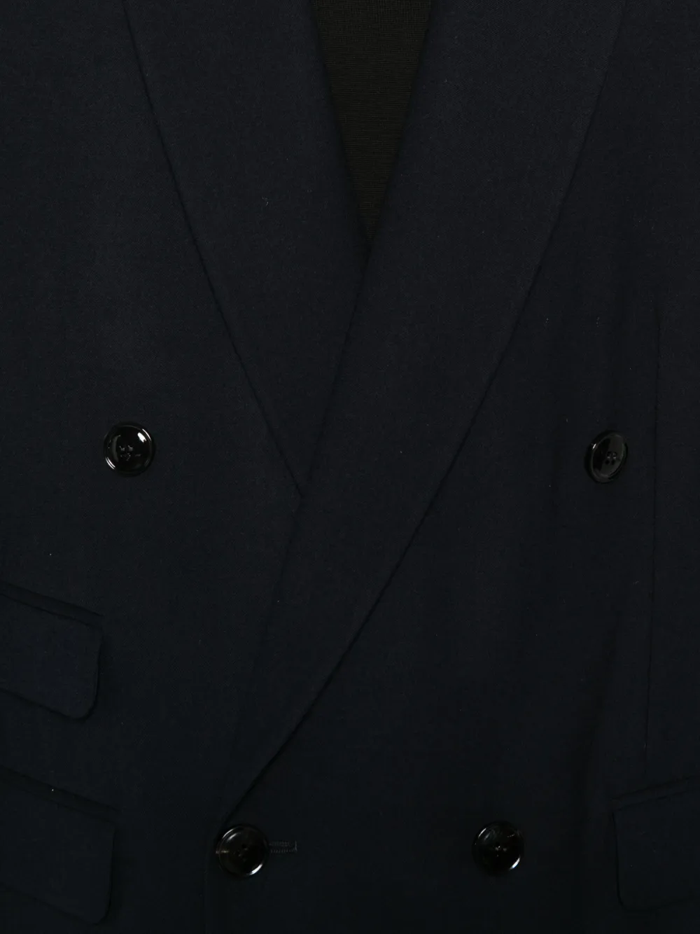Giorgio Armani Pak met dubbele rij knopen Blauw